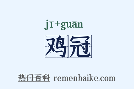 鸡冠是什么意思的图片